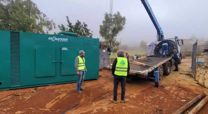 بلدية ربّ ثلاثين تنهي ربط البئر الارتوازي بالمولد الكهربائي الجديد