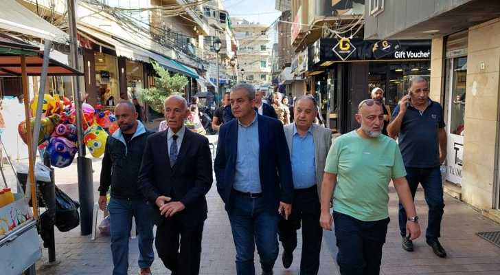 جولة تفقدية مشتركة لرئيس بلدية صيدا ورئيس جمعية التجار على السوق التجاري