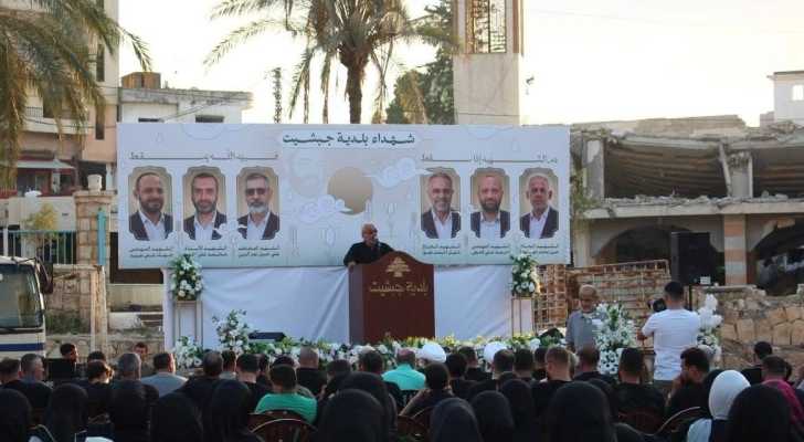 بلدية جبشيت تحيي ذكرى شهداء مجلسها البلدي بحفل تأبيني وتكرّم عوائلهم