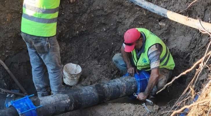 مؤسسة مياه لبنان الجنوبي تنجز اعمال صيانة في محطة رأس العين _ قضاء صور
