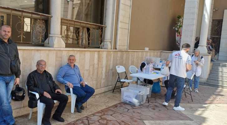 نشاط صحي مجاني في برج البراجنة بمواكبة بلدية وجولة ميدانية على مركز 