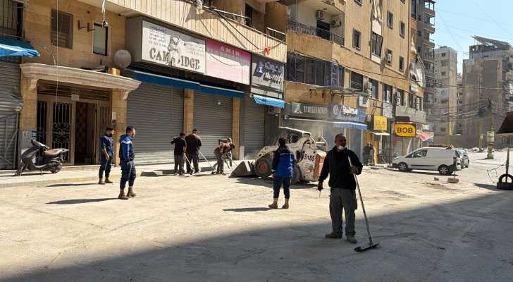 شرطة بلدية حارة حريك تواكب أعمال رفع الأنقاض وإعادة الخدمات في الأحياء المتضرّرة