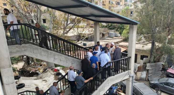 بالصور: بلدية الغبيري تدشّن جسر مشاة جديد على جادة الإمام الخميني
