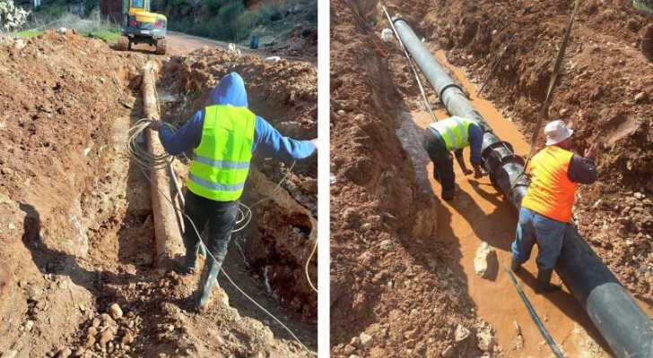 مؤسسة مياه لبنان الجنوبي تنشر تقريرًا مفصلًا عن أعمال صيانة خطوط الدفع والجر