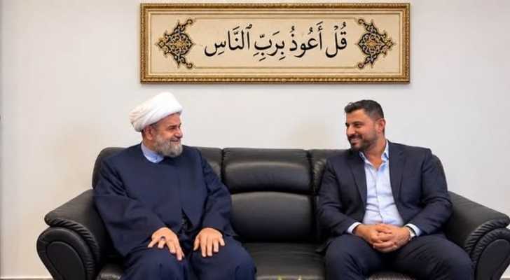 رئيس بلدية العباسية يزور المفتي حسن عبد الله ويبحث معه شؤون البلدة