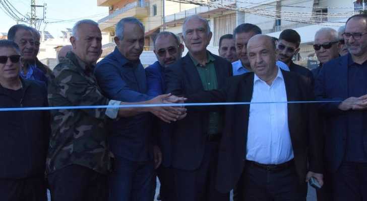 بلدية الغازية تفتتح طريق آل جوني بعد تأهيلها وتعبيدها