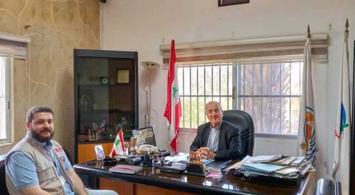 رئيس بلدية جدرا يبحث مع