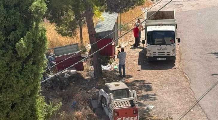 بلدية قانا تنفذ أعمال تنظيف في محيط كنيسة مار يوسف