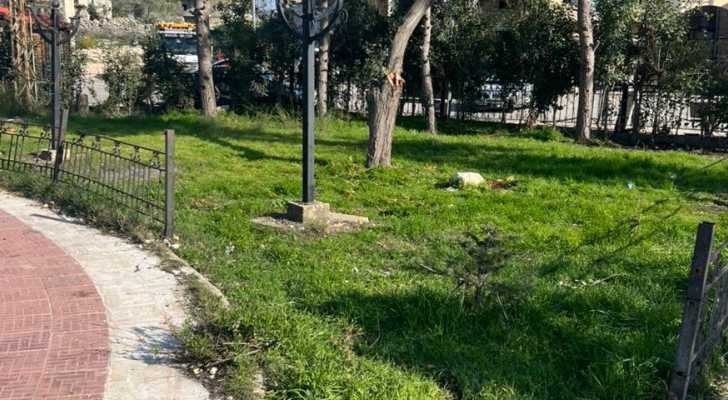 بلدية الطيبة تنفّذ حملة بيئية لصيانة وتنظيف الحديقة العامة