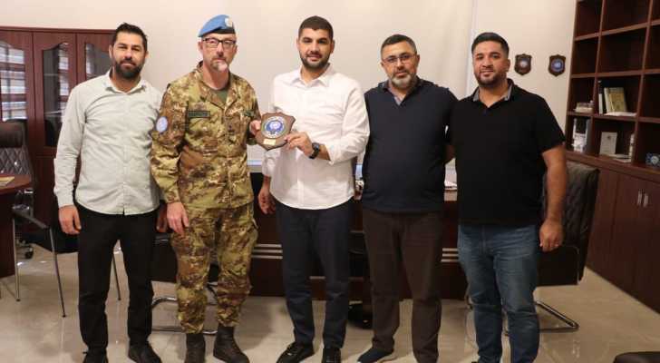 رئيس بلدية برج الشمالي يبحث والكتيبة الإيطالية باليونيفيل التعاون والتنسيق المشترك