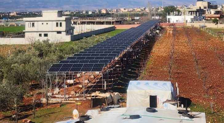 بعد 3 اشهر من العمل .. بلدية طليا تنجز مشروع الطاقة الشمسية لبئر مياه الشفة