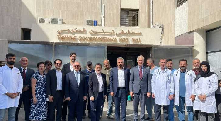 رئيس اتحاد بلديات القلعة يستقبل السفيرين البلجيكي والتشيلي في مستشفى تبنين الحكومي