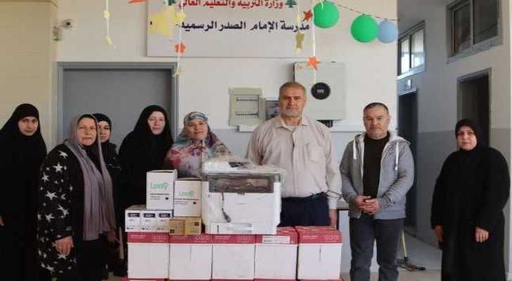 بلدية الحميري تبحث مع الكتيبة الفنلندية دعم المدرسة الرسمية