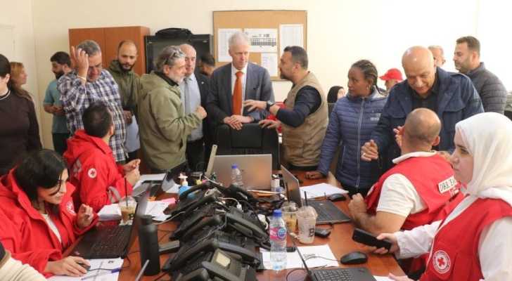 سفير بلجيكا يطّلع في صور على عمل وحدة إدارة الكوارث وآلية الاستجابة