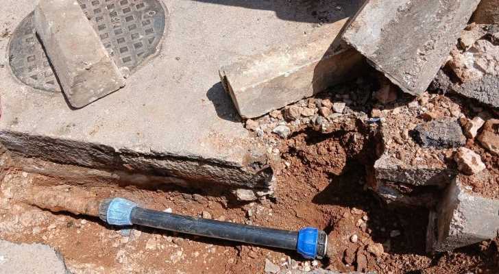 بلدية برج البراجنة تواصل معالجة أعطال شبكة المياه