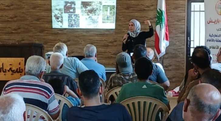 بلدية باريش تنظم محاضرة توعوية حول مخاطر القنابل العنقودية ومخلّفات الحرب