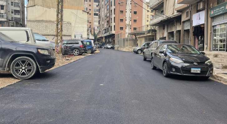 شرطة اتحاد بلديات الضاحية الجنوبية تواكب أعمال التزفيت وإزالة المخاطر