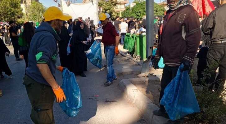 بلدية بعلبك تنجح بتنفيذ خطة رفع النفايات وكنس الطرقات فور انتهاء مراسم اربعينية الإمام الحسين (ع)