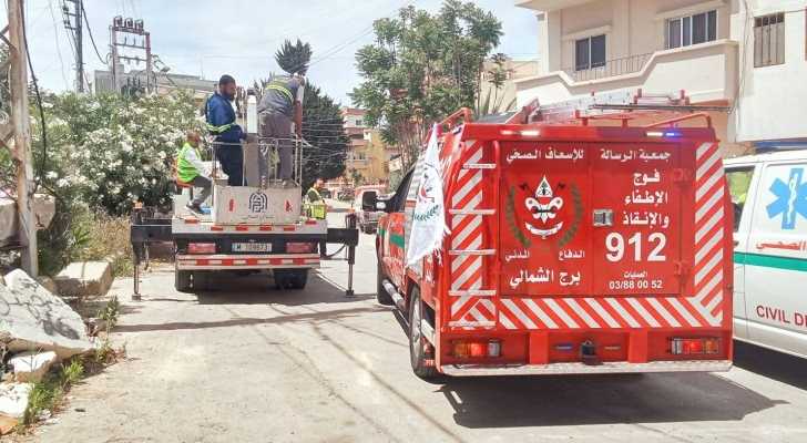 بلدية برج الشمالي تعلن إصلاح العطل الكهربائي وعودة التغذية