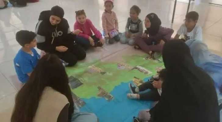 بلدية أميون تستضيف نشاطًا تربويًا للأطفال النازحين بالتعاون مع 