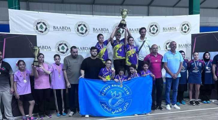 بلدية الخيام تهنّئ نادي الأهلي بإحراز بطولة لبنان للناشئات في كرة الطاولة