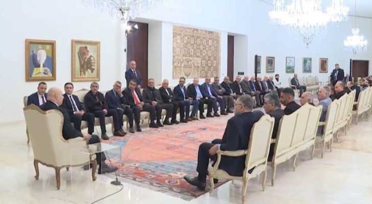 رئيس بلدية ميس الجبل يشارك وفد البلديات الحدودية الجنوبية في لقاء مع رئيس الجمهورية