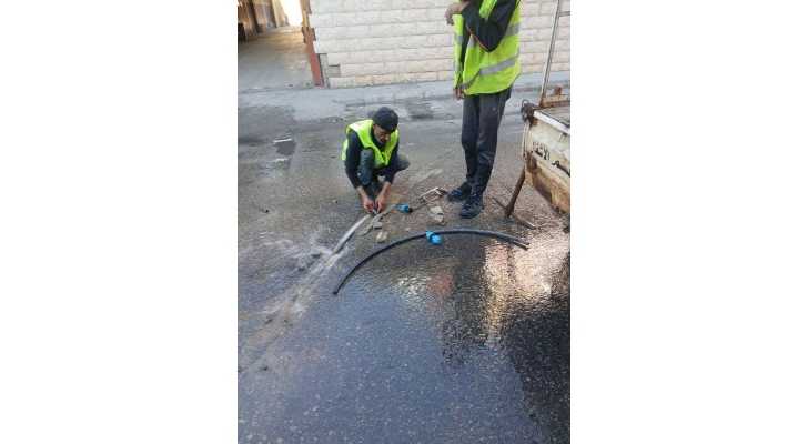 قسم المياه في بلدية برج البراجنة يواصل إصلاح الأعطال على الشبكة