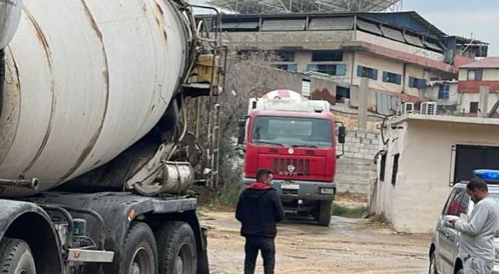 شرطة بلدية الشويفات تحجز جبّالتين للباطون بسبب مخالفة رمي حمولة زائدة