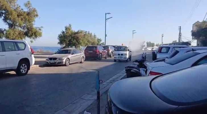 حملة رش مبيدات صيفية بالتعاون بين بلدية صور والريجي