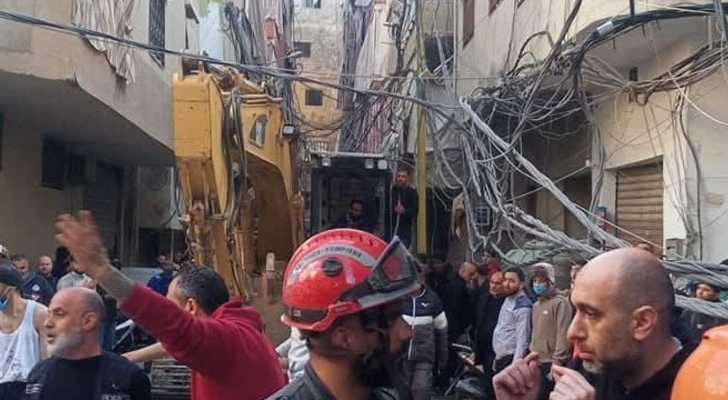 بلدية الشويفات تواصل رفع الأنقاض ومتابعة تداعيات العدوان الإسرائيلي