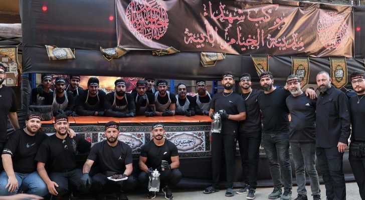 رئيس بلدية الخيام يتفقد خيم الضيافة الحسينية لأبناء البلدة في الضاحية الجنوبية
