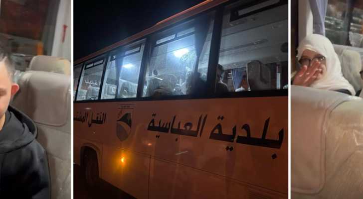 حافلة بلدية العباسية تشارك بتسهيل نقل طلاب من ذوي الاحتياجات الى المطار