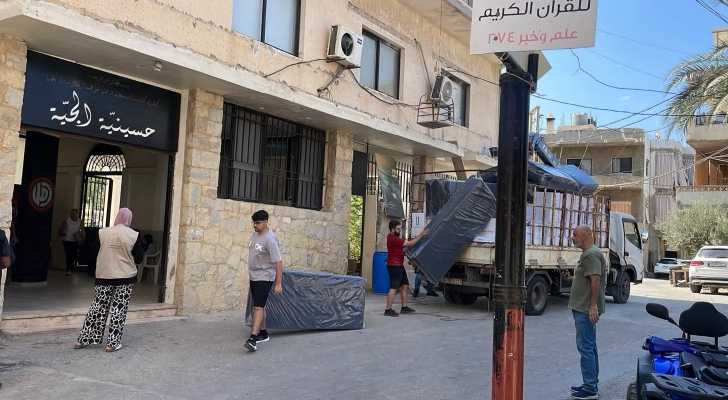بلدية الجية تنفذ المرحلة الثانية من توزيع المساعدات الإغاثية للنازحين