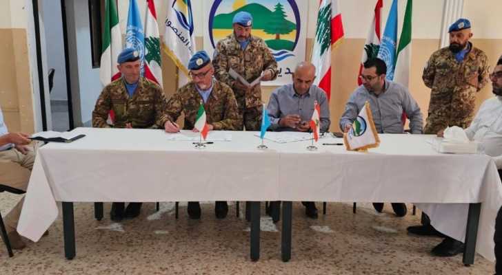 بلدية المنصوري استلمت هِبة من الوحدة الإيطالية في قوات اليونيفل