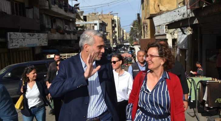 رئيس بلدية طرابلس يجول ووفد من UNDP على الأسواق القديمة