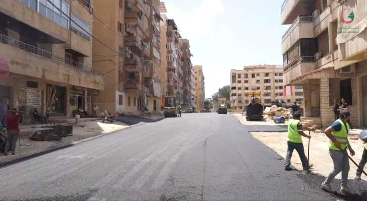 اتحاد بلديات الضاحية يواصل إعادة بناء البنى التحتية وتزفيت الطرقات