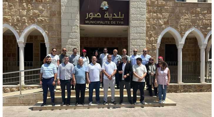 بلدية صور تبحث مع بلدية صيدا تعزيز التعاون بين المدينتين