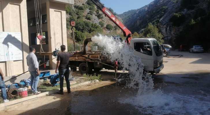 بمتابعة من العمل البلدي .. بلدية الطيبة تضيف المجموعة الثالثة الى محطة نهر الليطاني