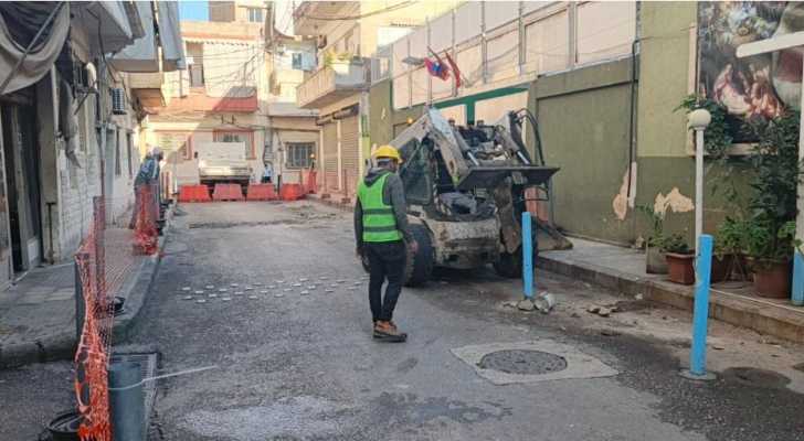 بلدية برج حمود تواصل العمل في مشروع إعادة تأهيل السوق التقليدي