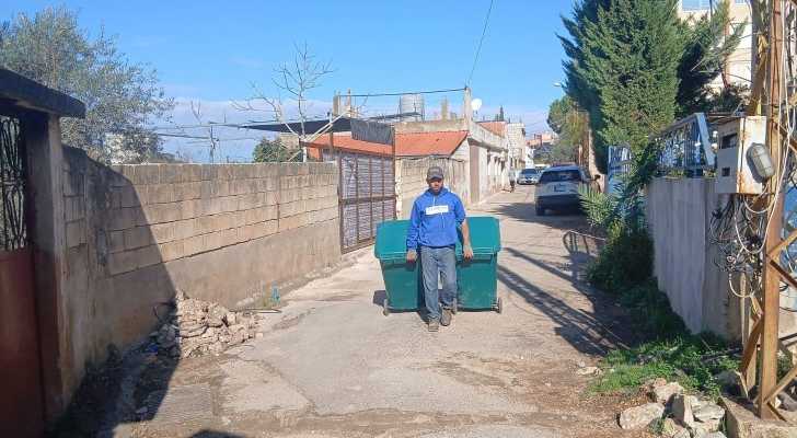 بلدية النبطية الفوقا تباشر بالمرحلة الأولى من مشروع فرز النفايات المنزلية