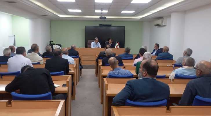 وزير الزراعة بحث مع وفد اللقاء الوطني للهيئات الزراعية شؤون القطاع