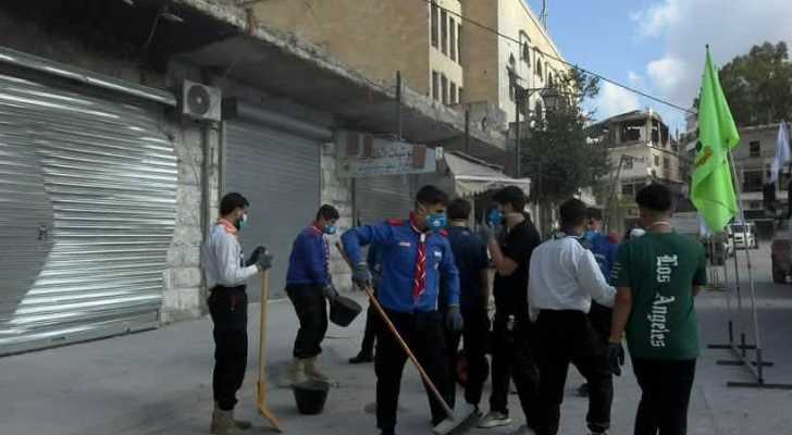 بلدية مدينة النبطية تطلق حملة لتنظيف الشوارع وإزالة الركام بمشاركة الأهالي والفرق الإسعافية