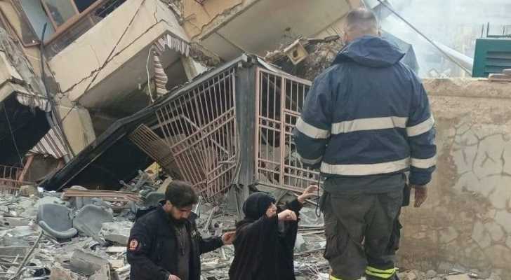 اتحاد بلديات الضاحية الجنوبية: إنقاذ سيدة من تحت الأنقاض في منطقة