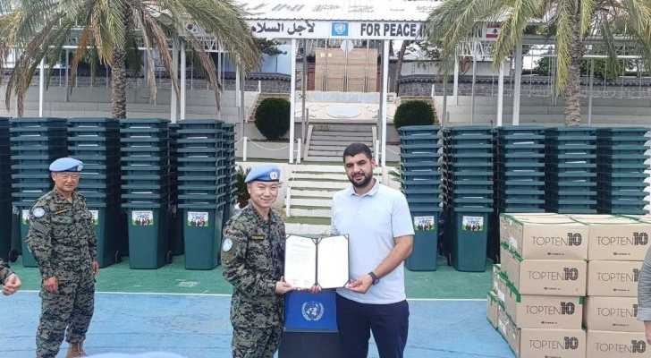 بلدية برج الشمالي تتسلّم هبة من الكتيبة الكورية في اليونيفيل