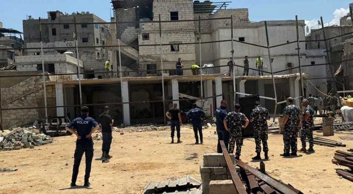 بلدية الغبيري تزيل مخالفة بناء كبيرة في منطقة صبرا