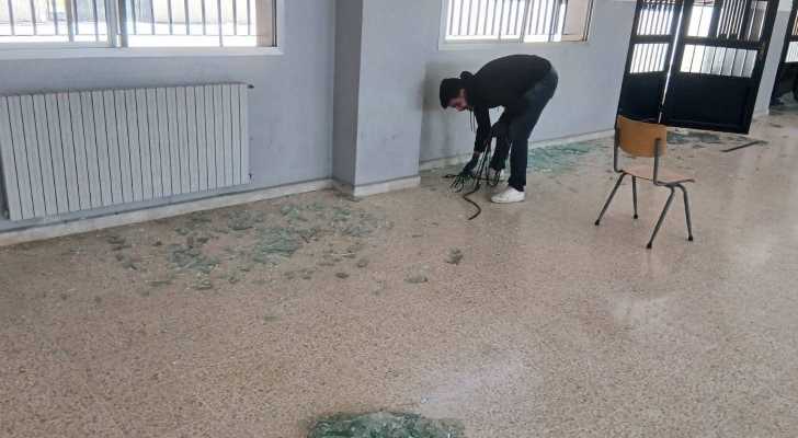 ثانوية مشغرة تشكر البلدية والجهات المشاركة على إزالة آثار العدوان الإسرائيلي وتنظيف المدرسة