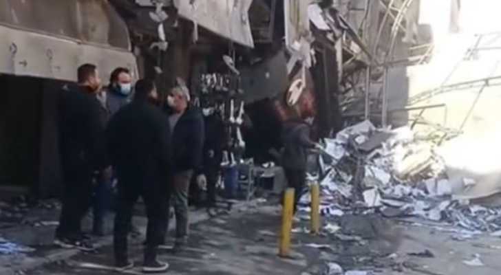 بلدية برج البراجنة تباشر إزالة الركام وإصلاح الأضرار بعد استهداف ساحة