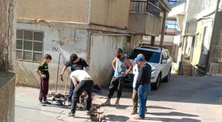 بلدية لبايا تباشر تأهيل العبّارة في طلعة الساحة وتعلن إقفال الطريق المحيطة بها