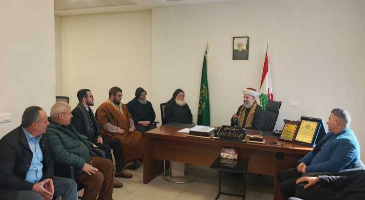 رابطة مخاتير بعلبك والجوار تزور مفتي بعلبك مهنئةً بنيله الدكتوراه وتبحث شؤون المدينة