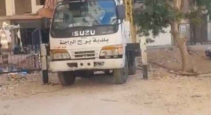 القسم الفني في بلدية برج البراجنة يواصل أعماله الميدانية